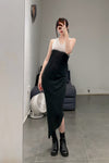 marc le bihan black and white dyed sundress 2862 E23 black/white